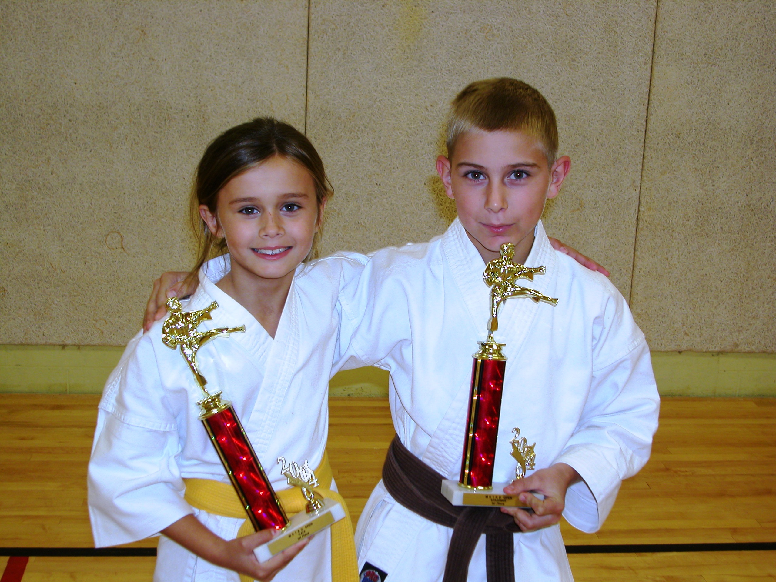 YW Karate students